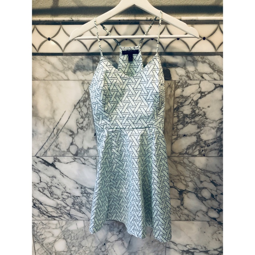 Banana Republic Geometric Design Mint Dress Small